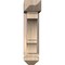 Ekena Millwork Balboa Arts and Crafts Smooth Bracket w/ Offset Brace, Douglas Fir, 5 1/2"W x 18"D x 22"H BKT0604X18X22BOA03SDF - alternate 3